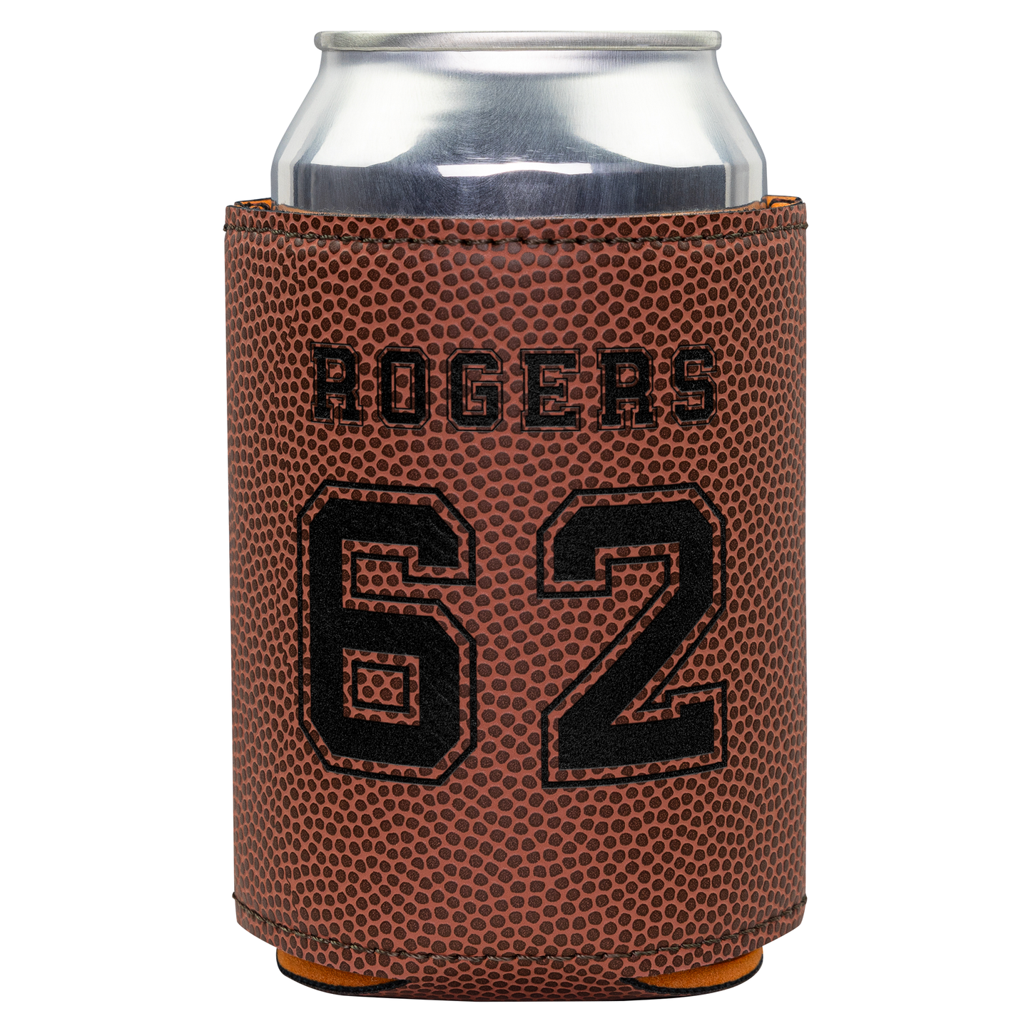 Football Beverage Holder - Name and Jersey Number