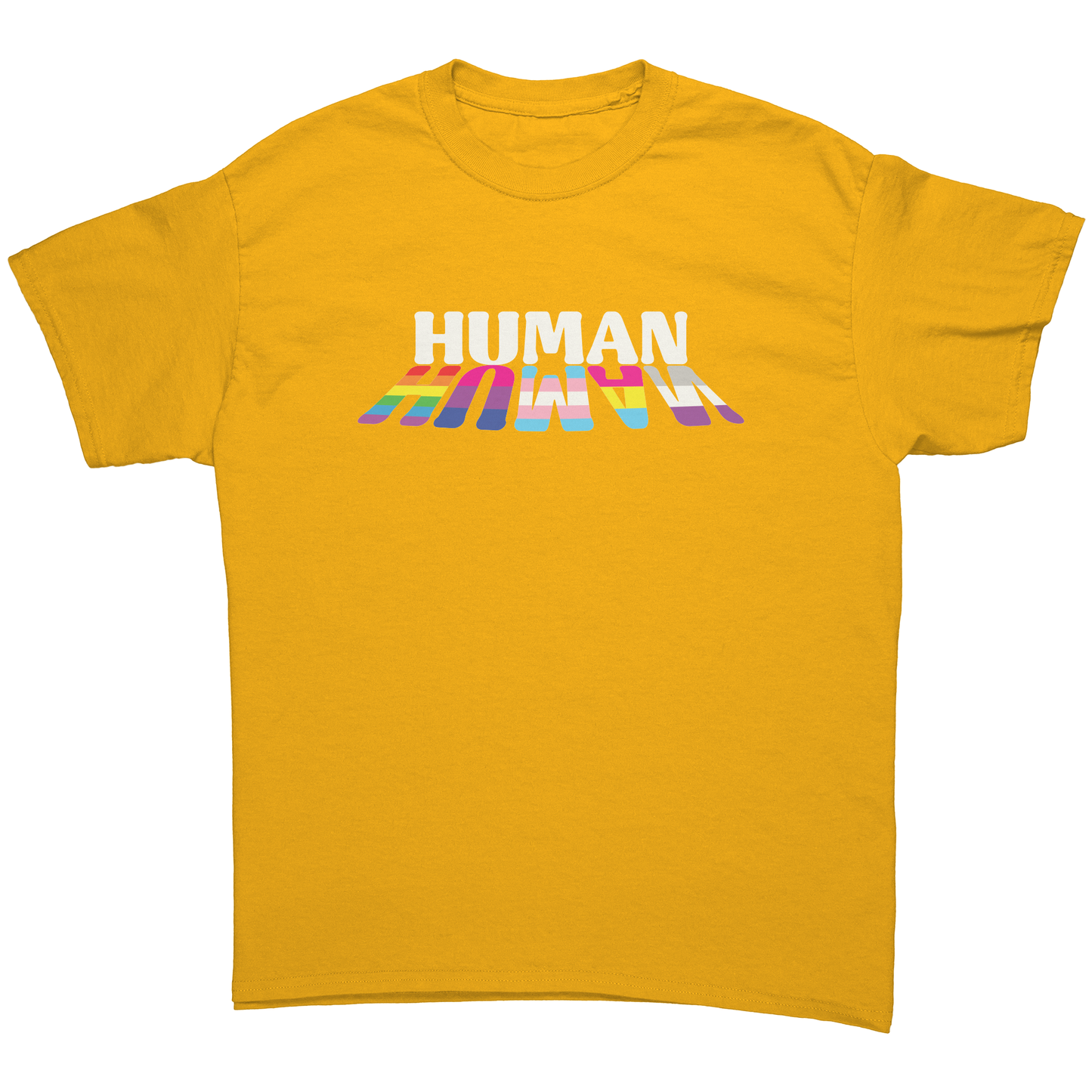 Human T-Shirt Celebrating Pride For All Human Rights