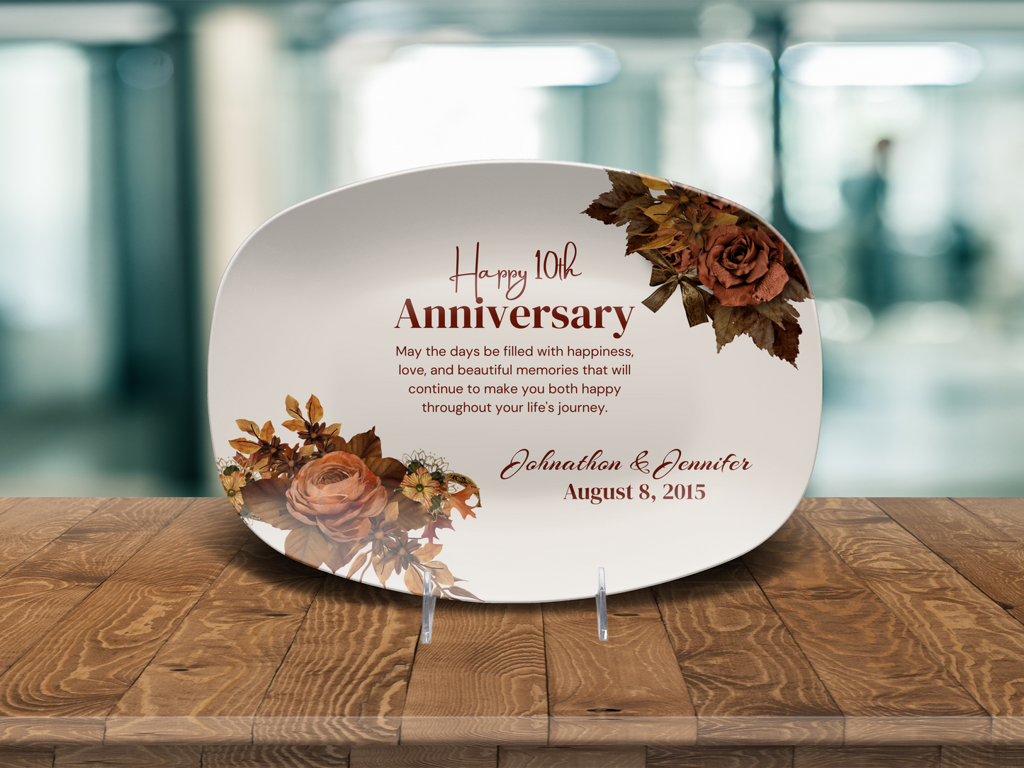 Happy 10th Anniversary Platter