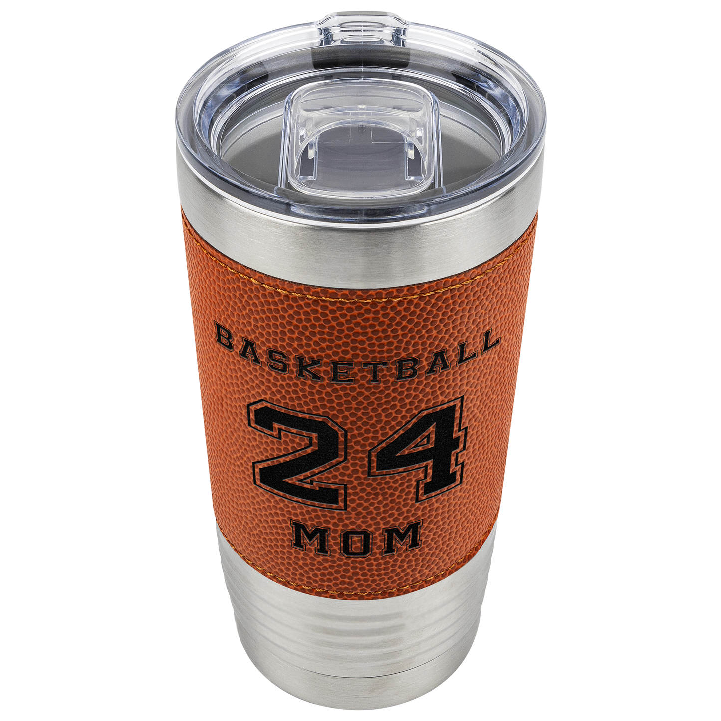 Personalized Player 20oz Basketball Tumbler Name and Jersey Number