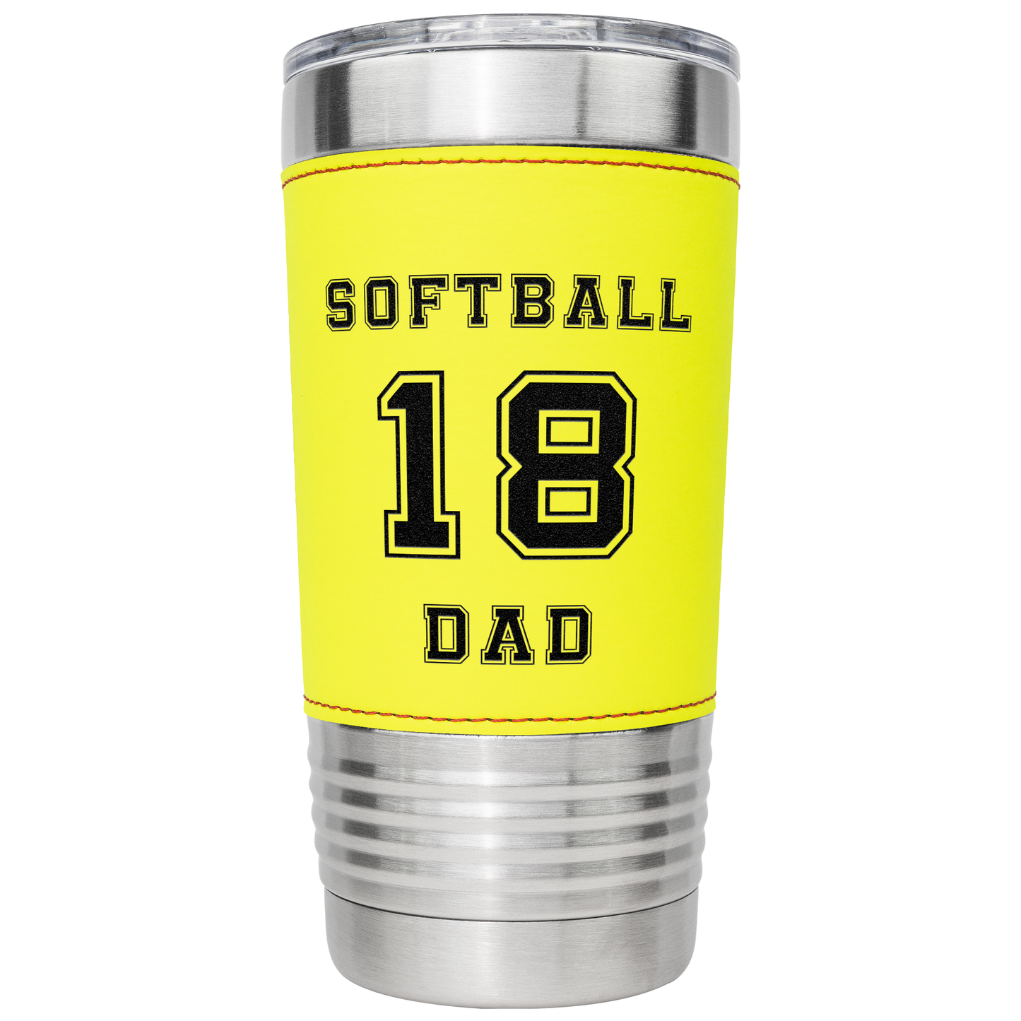 Personalized 20oz Softball Tumbler - Name and Jersey Number Tumbler