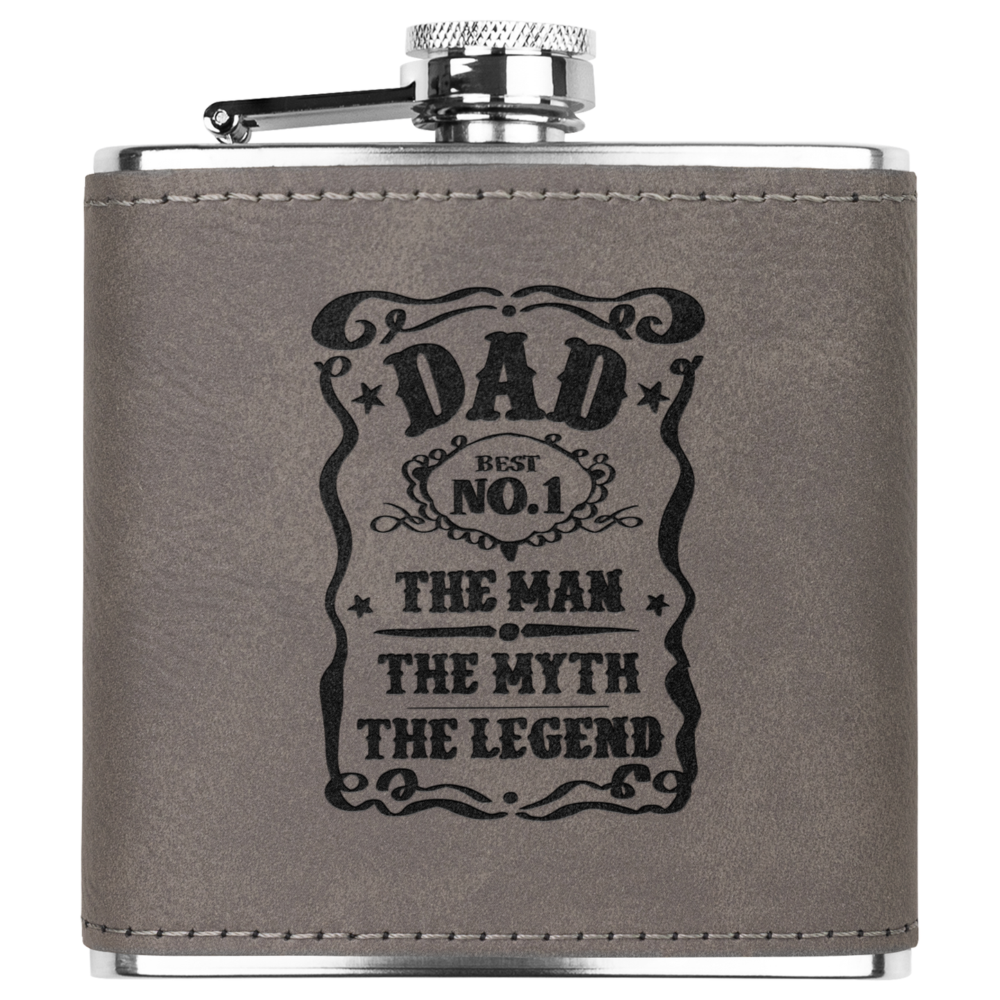 Dad The Man, Myth, Legend 6oz Flask