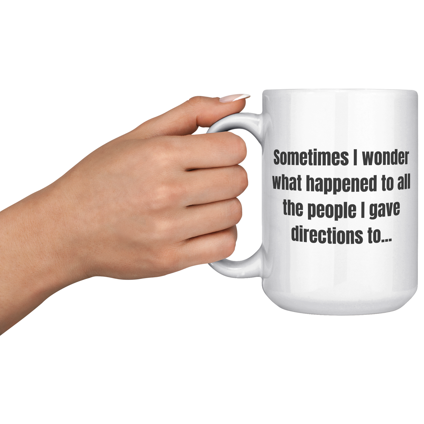 Directions White Ceramic Mug - Funny Dad Sayings 11oz or 15oz
