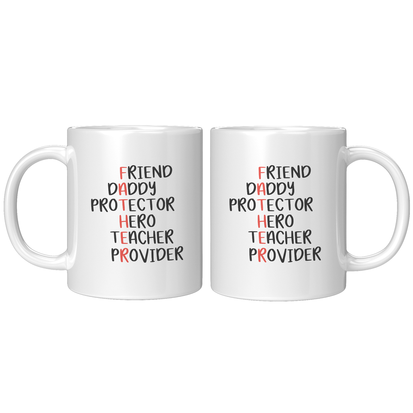 FATHER Ceramic White Mug 11oz or 15oz