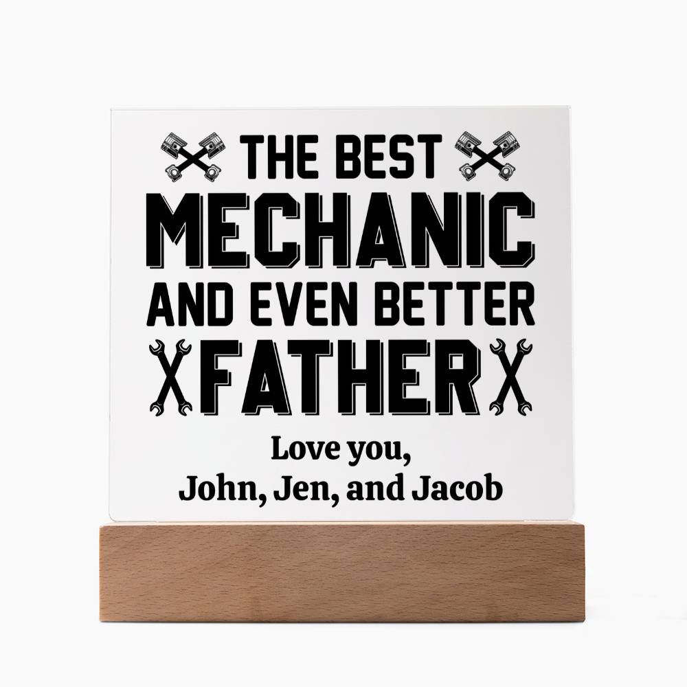 Personalized Acrylic Square Plaque