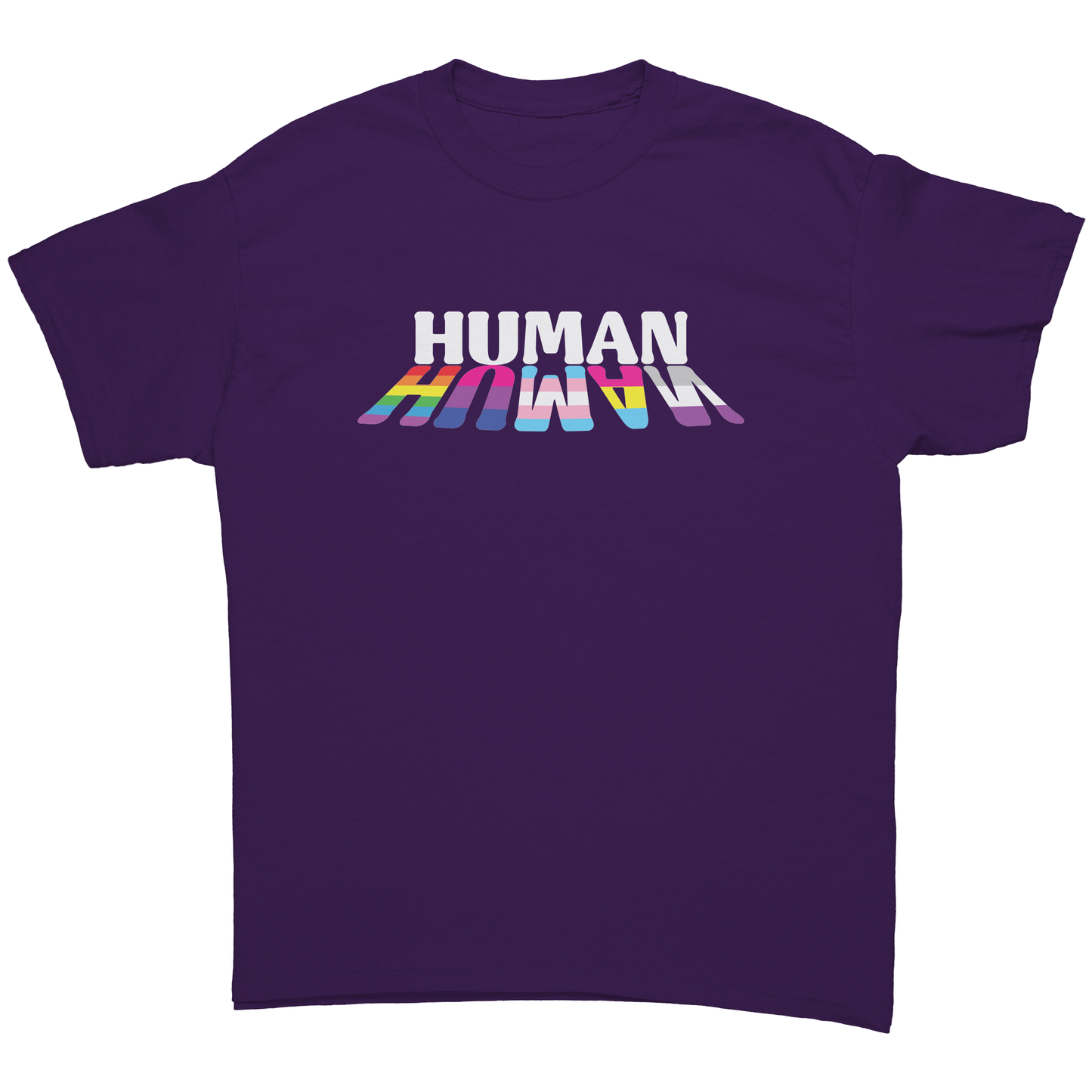 Human T-Shirt Celebrating Pride For All Human Rights
