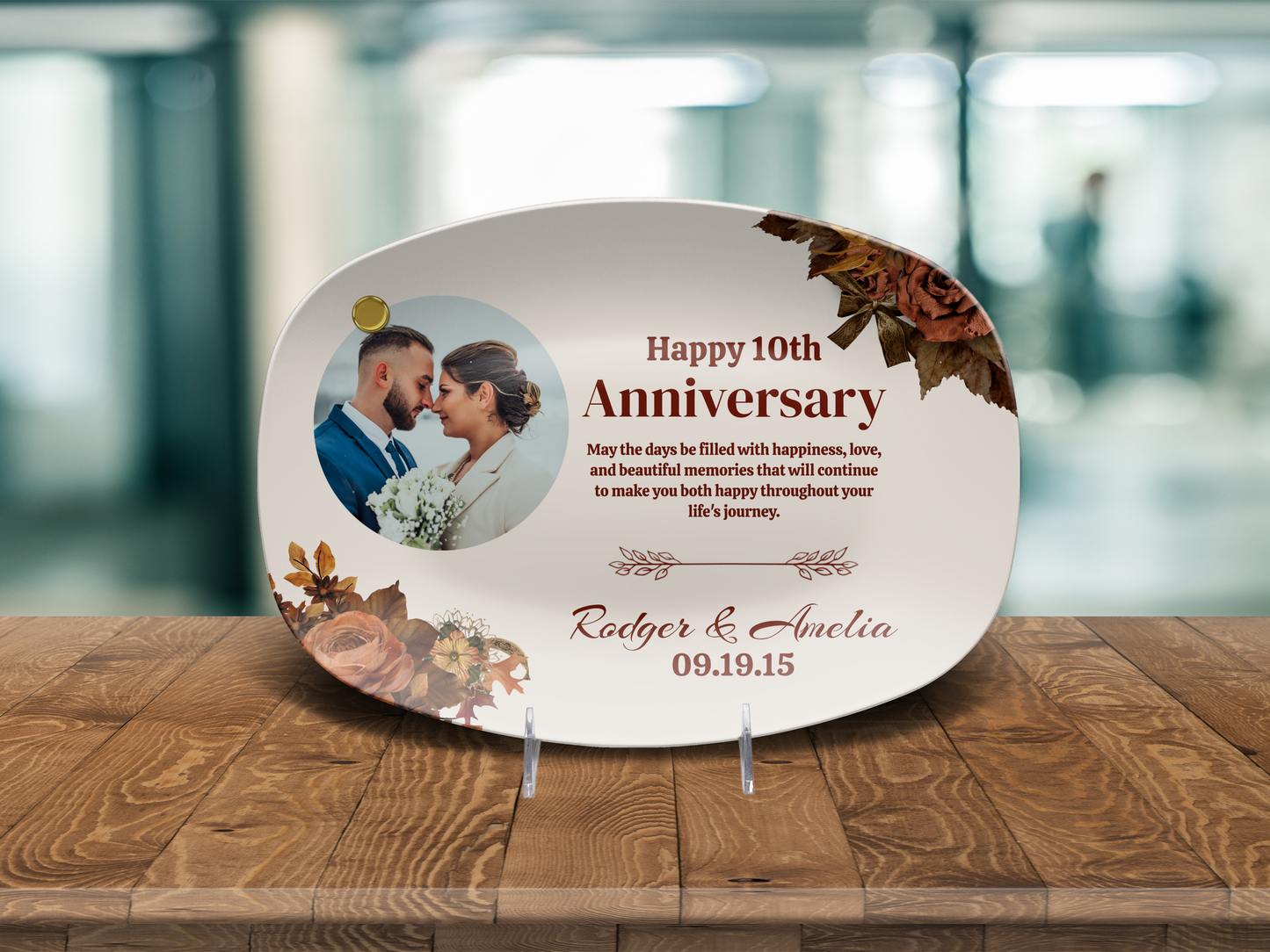 Happy 10th Anniversary Platter