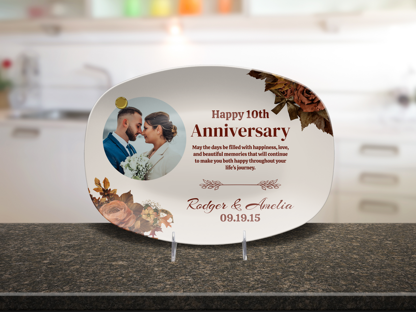 Happy 10th Anniversary Platter