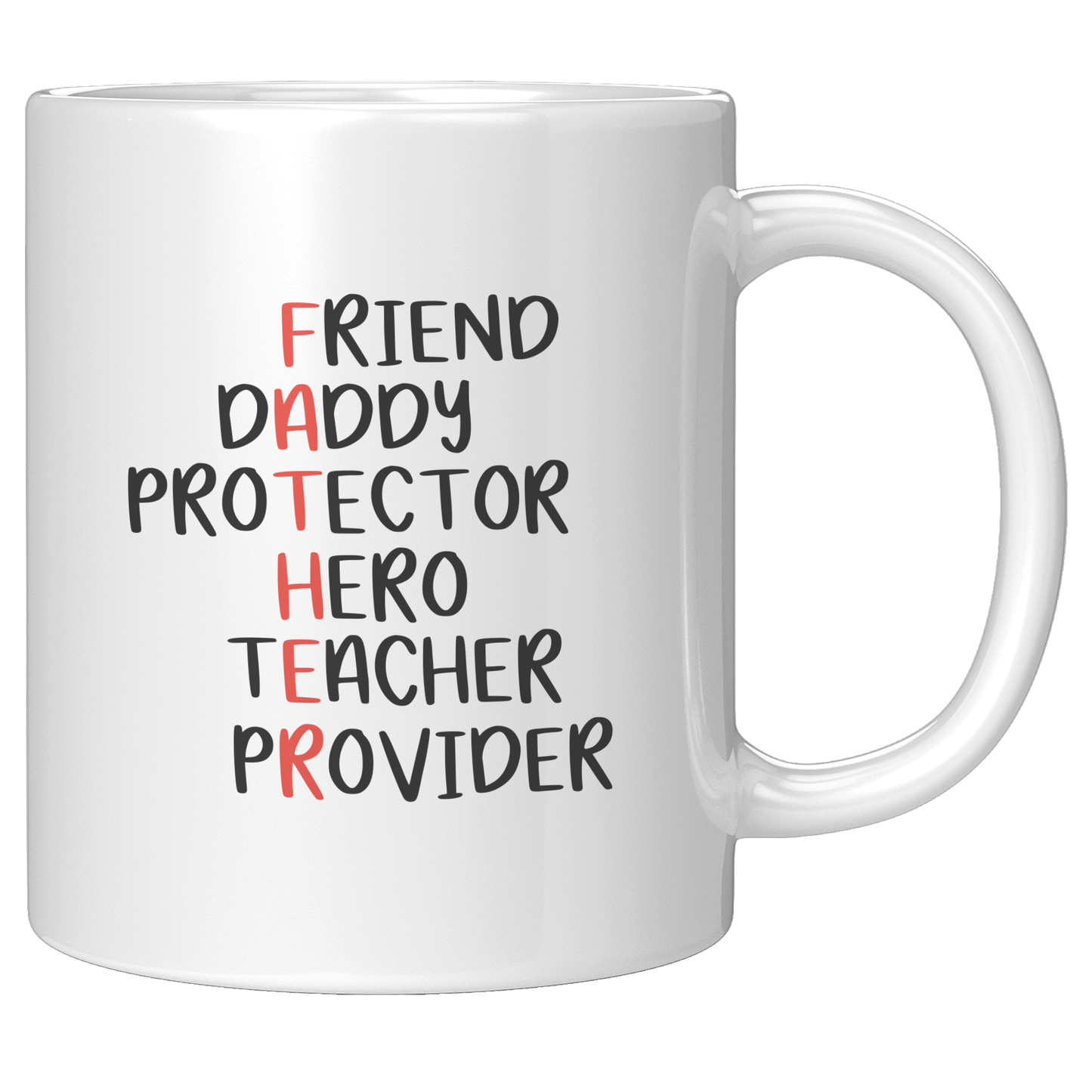 FATHER Ceramic White Mug 11oz or 15oz