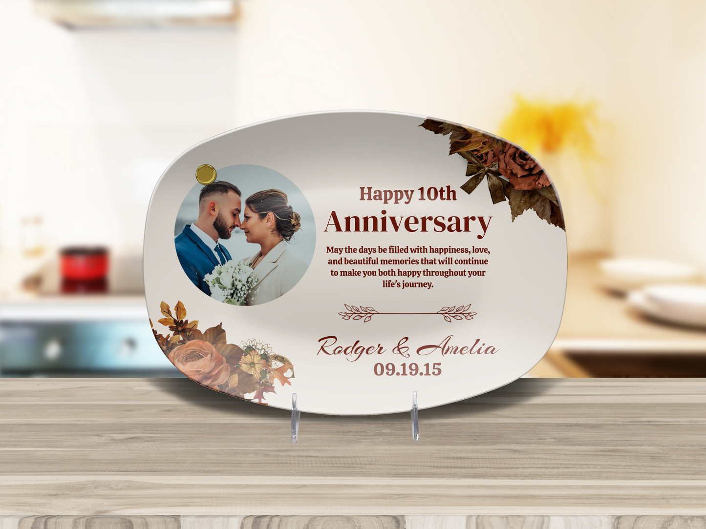 Happy 10th Anniversary Platter