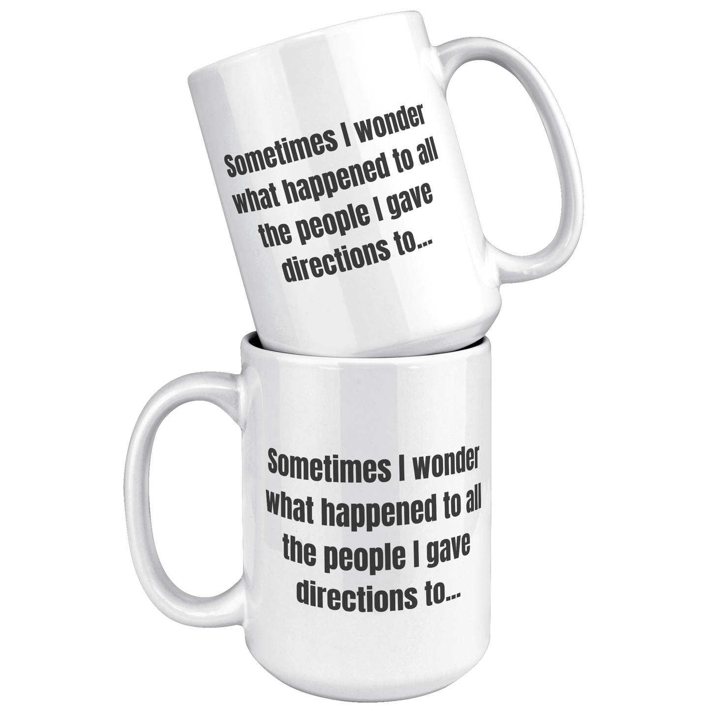 Directions White Ceramic Mug - Funny Dad Sayings 11oz or 15oz