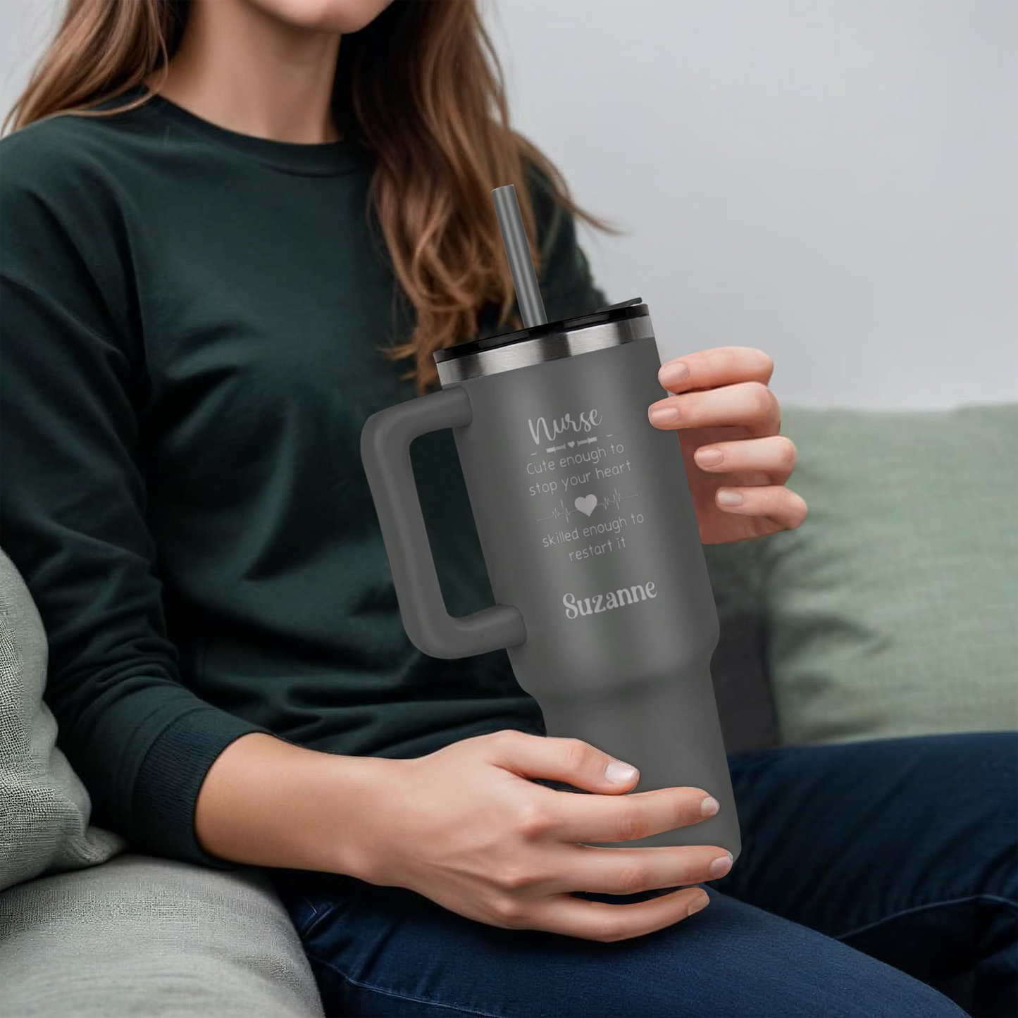 Personalized Nurse 40oz Tumbler