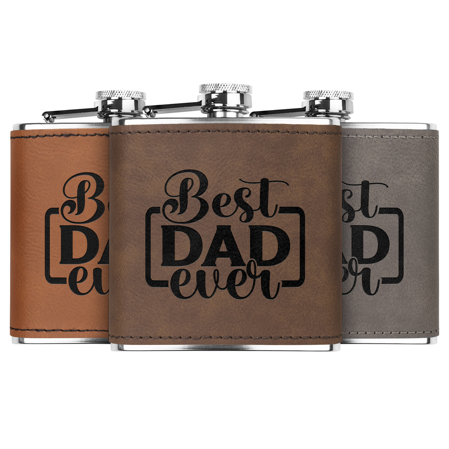 Best Dad Ever 6oz Flask