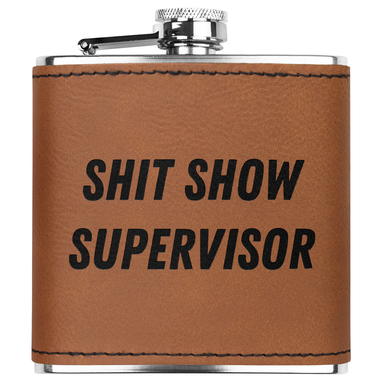 Shit Show Supervisor 6oz Flask for Dad