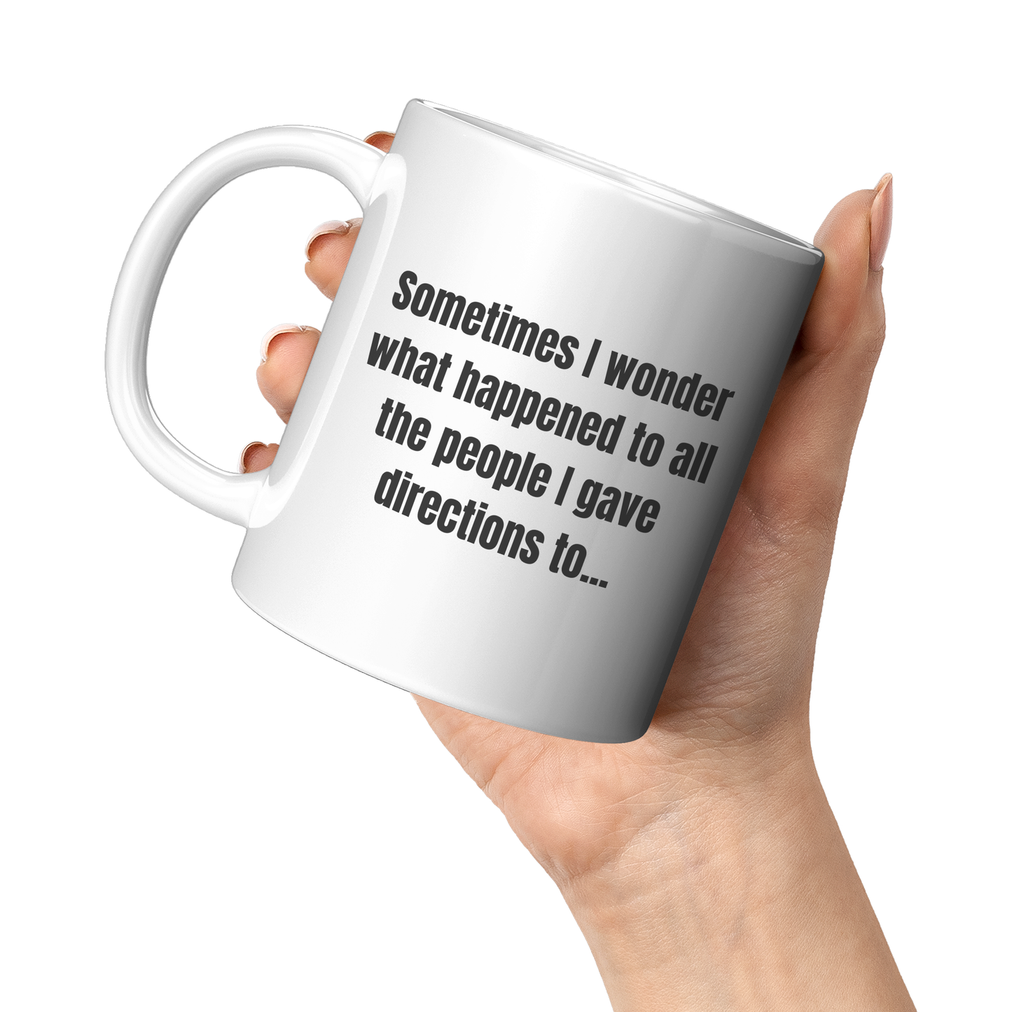 Directions White Ceramic Mug - Funny Dad Sayings 11oz or 15oz