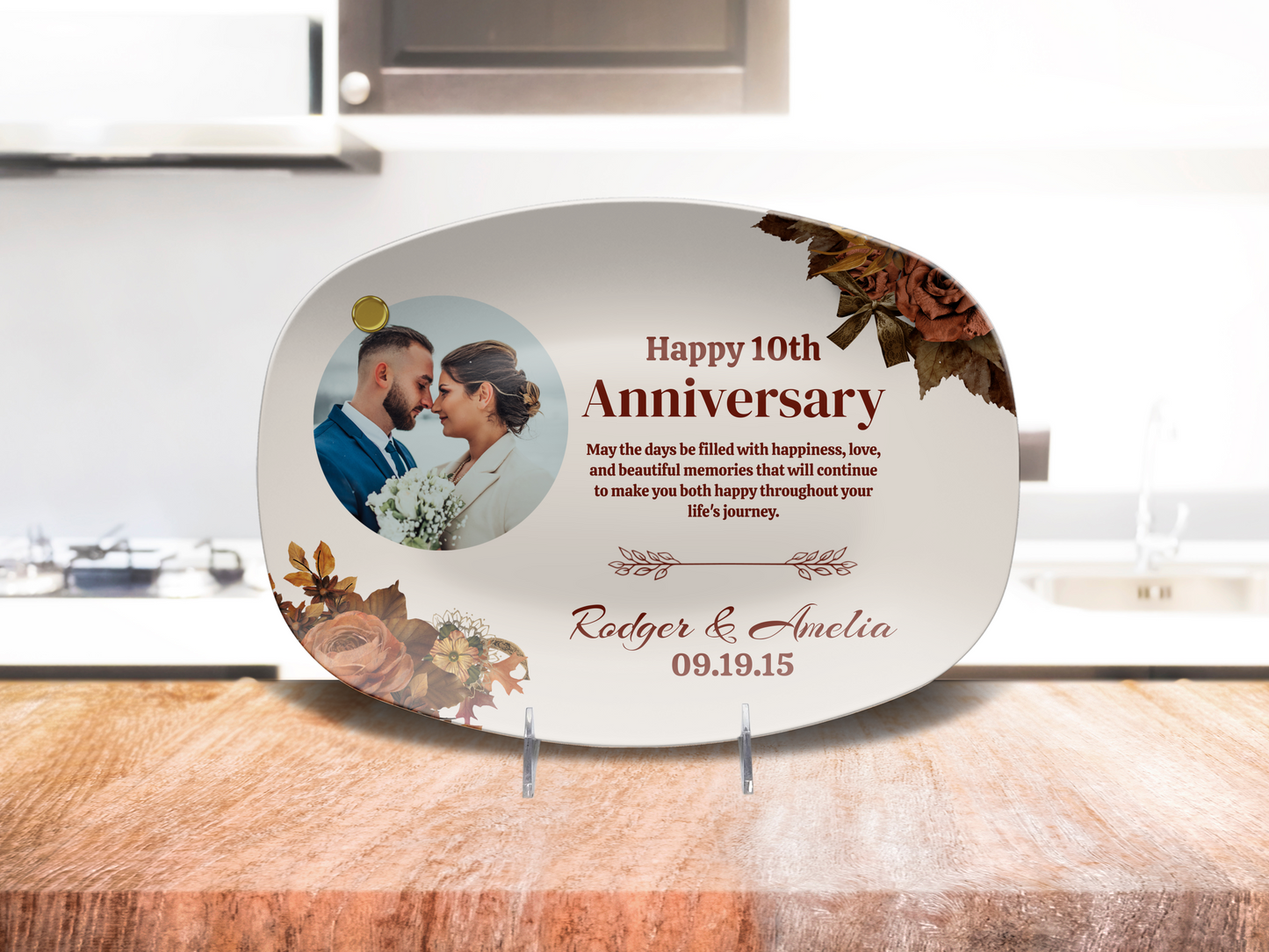 Happy 10th Anniversary Platter