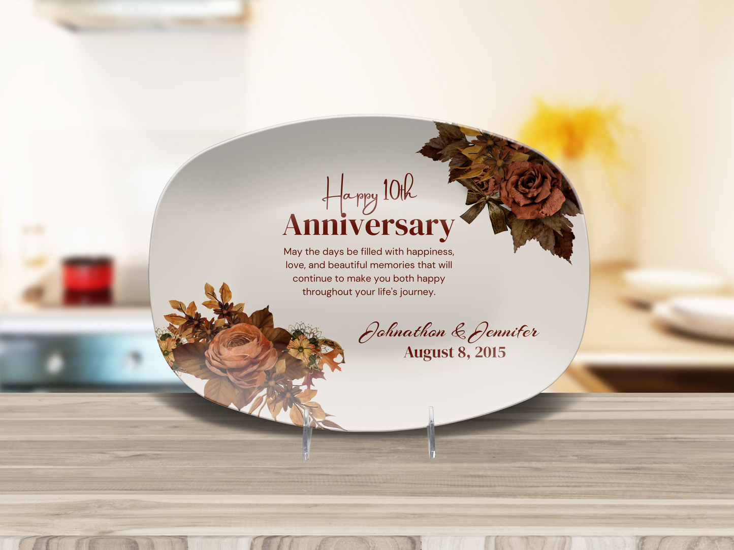 Happy 10th Anniversary Platter