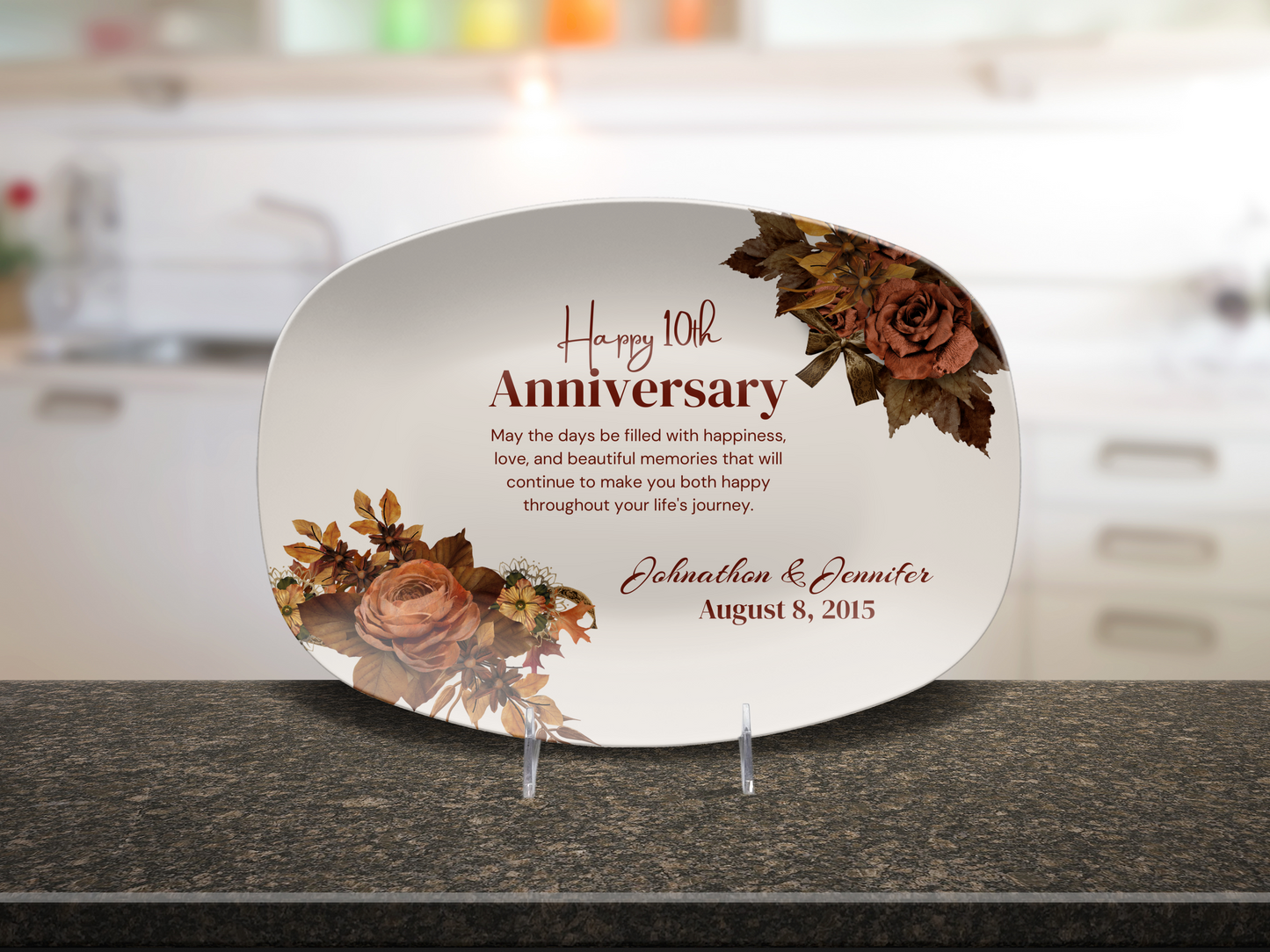 Happy 10th Anniversary Platter