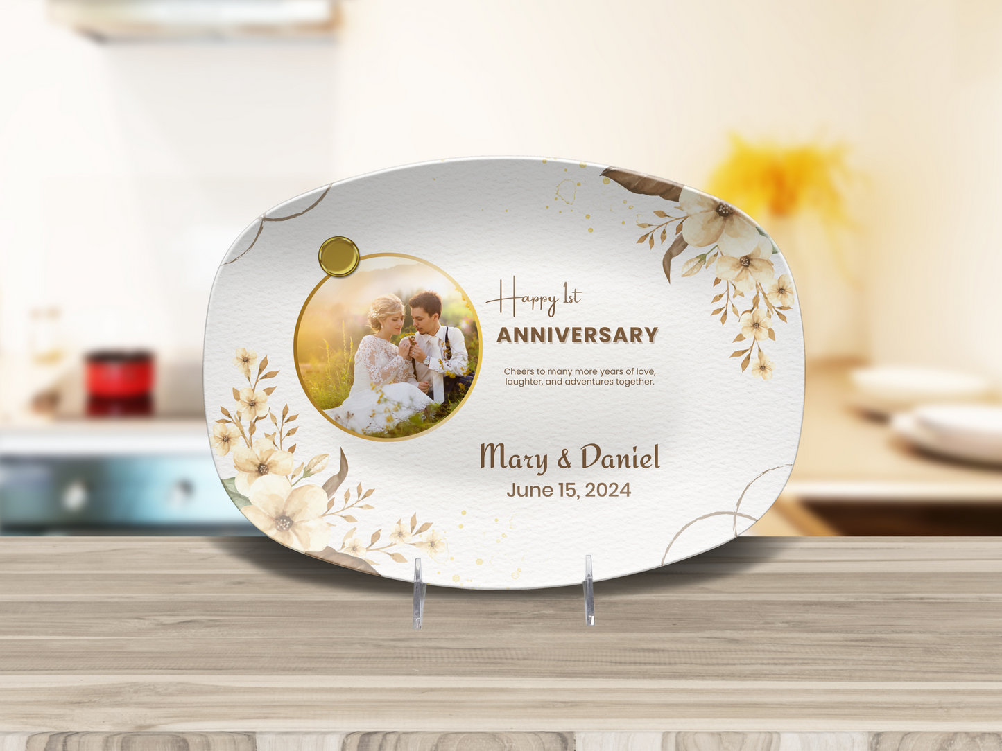 Happy 1st Anniversary Platter