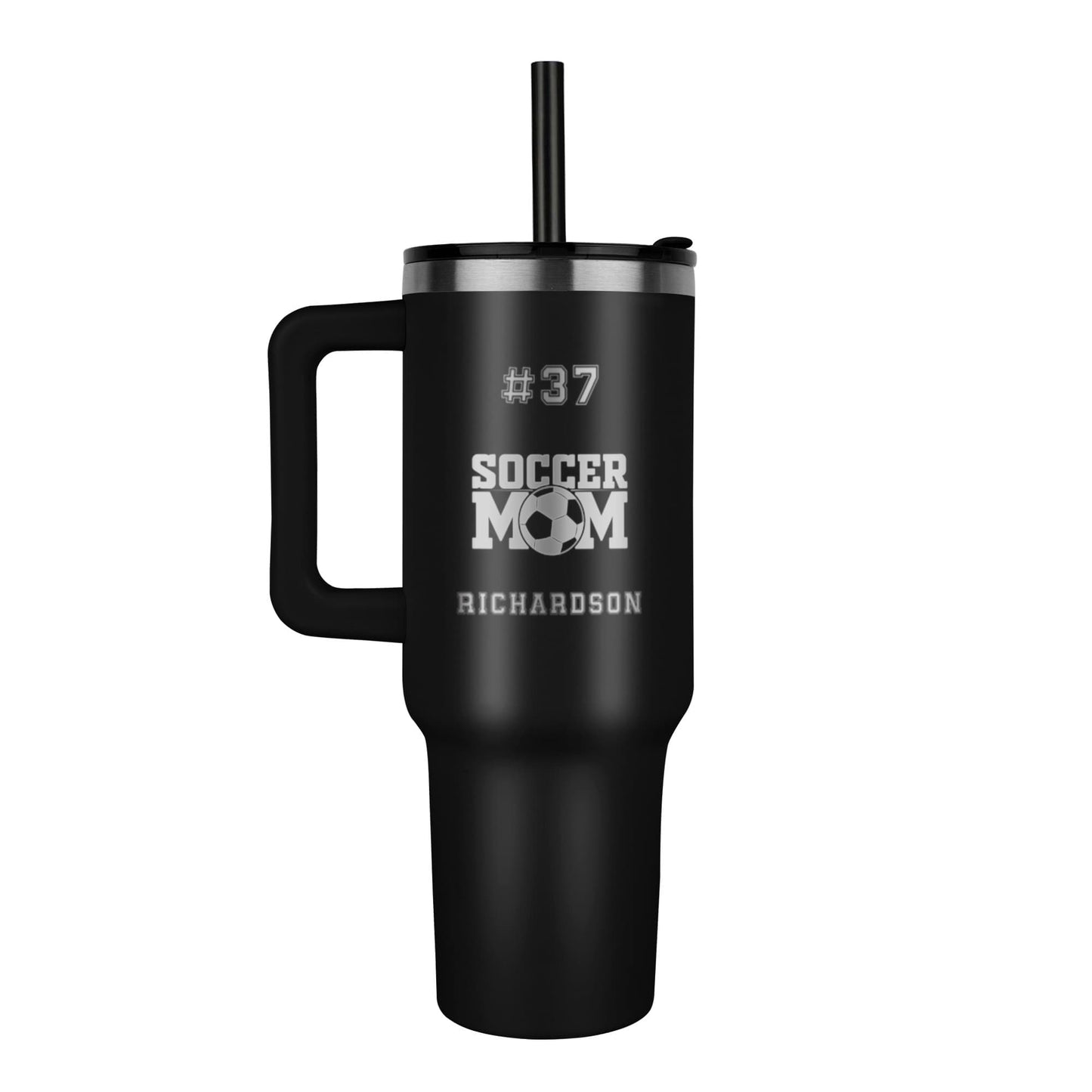 Personalized Tumbler 40oz Soccer Mom