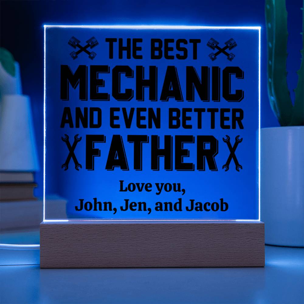 Personalized Acrylic Square Plaque