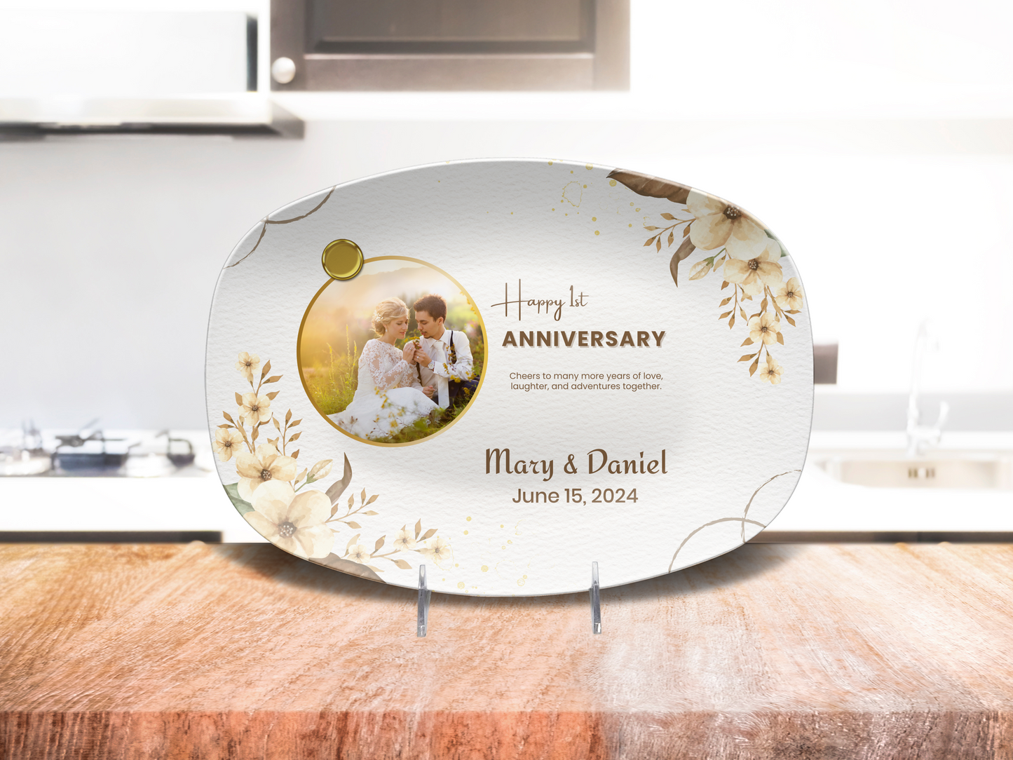 Happy 1st Anniversary Platter