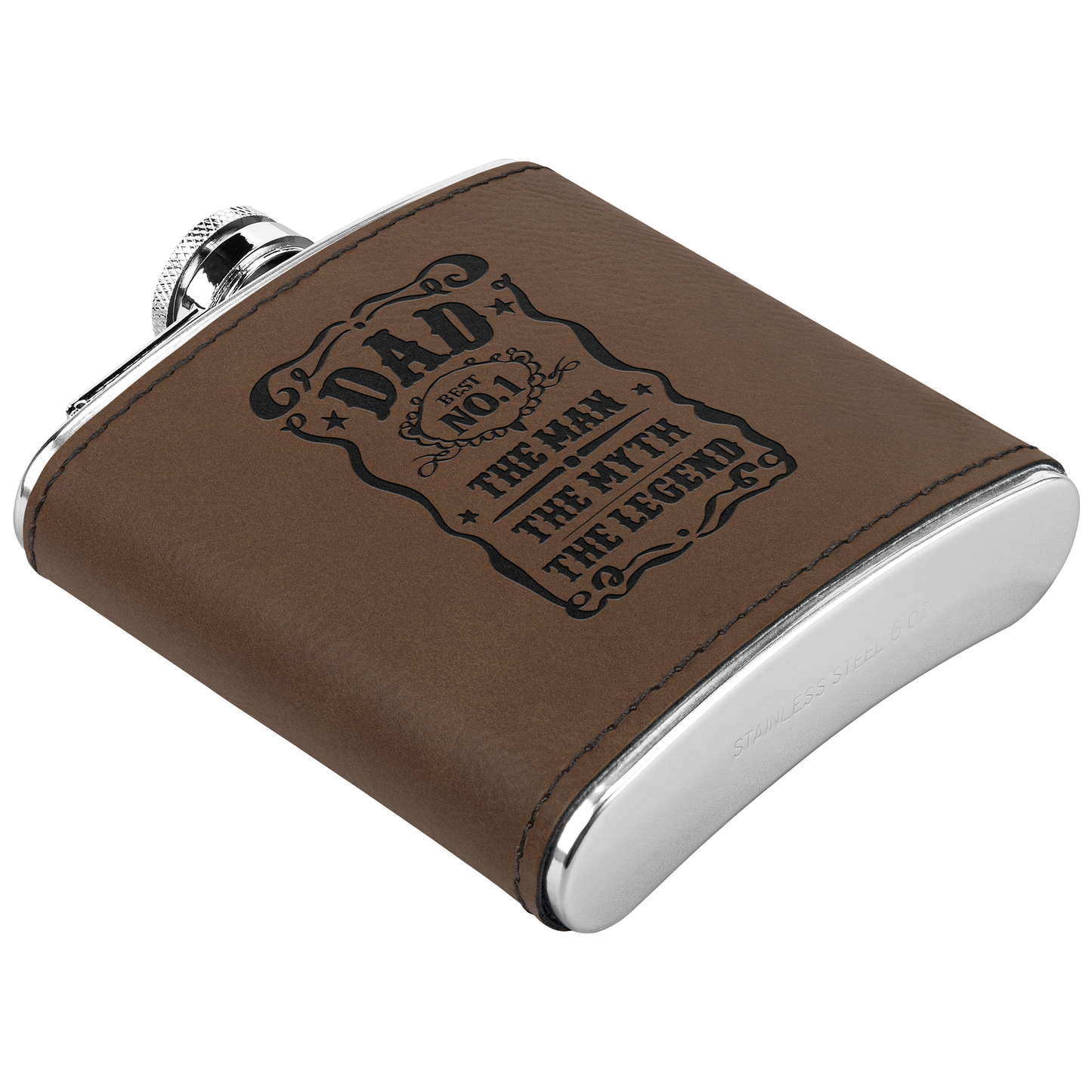 Dad The Man, Myth, Legend 6oz Flask