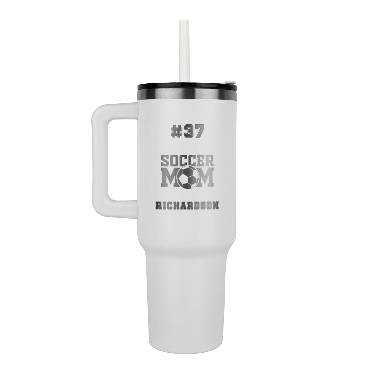 Personalized Tumbler 40oz Soccer Mom