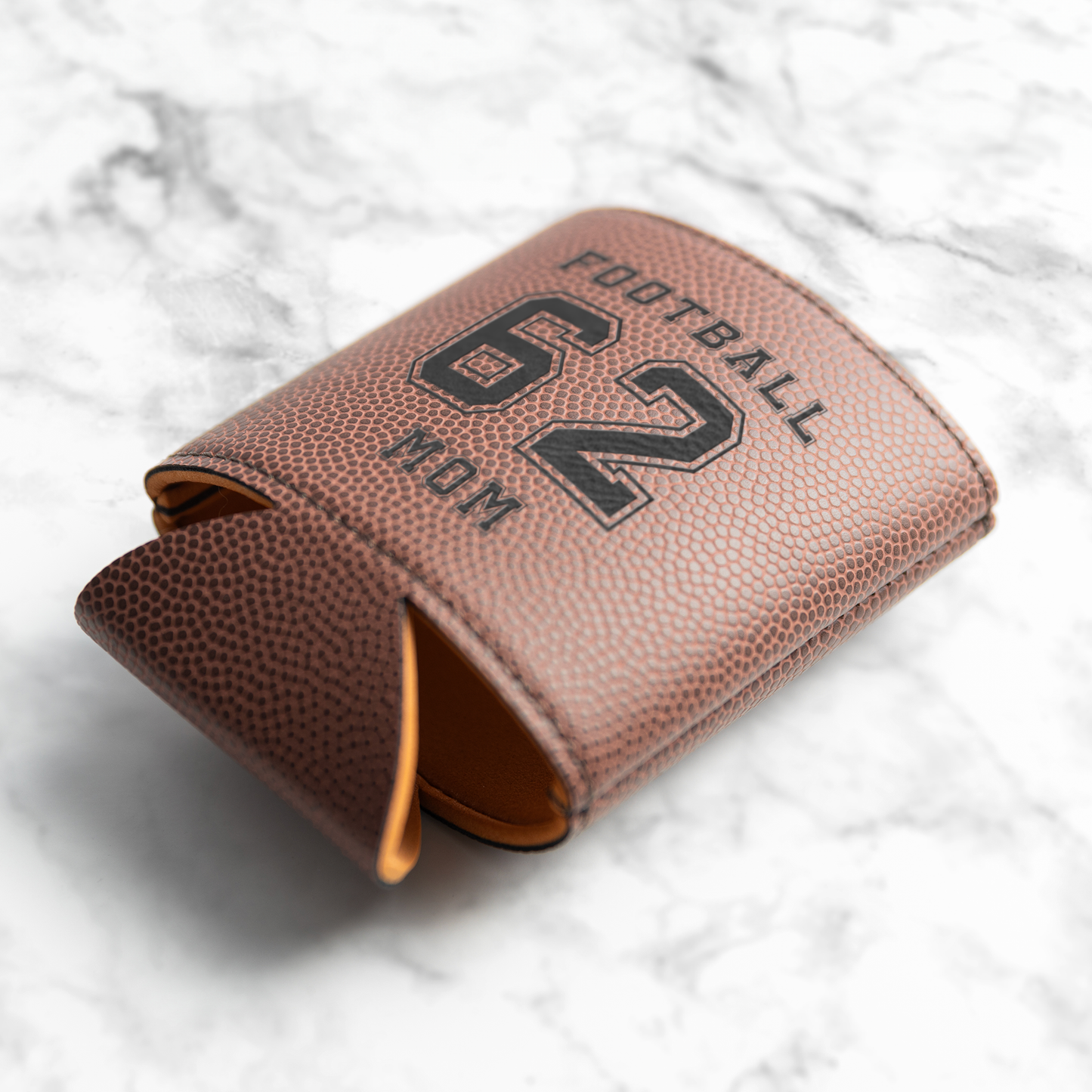 Football Beverage Holder - Name and Jersey Number