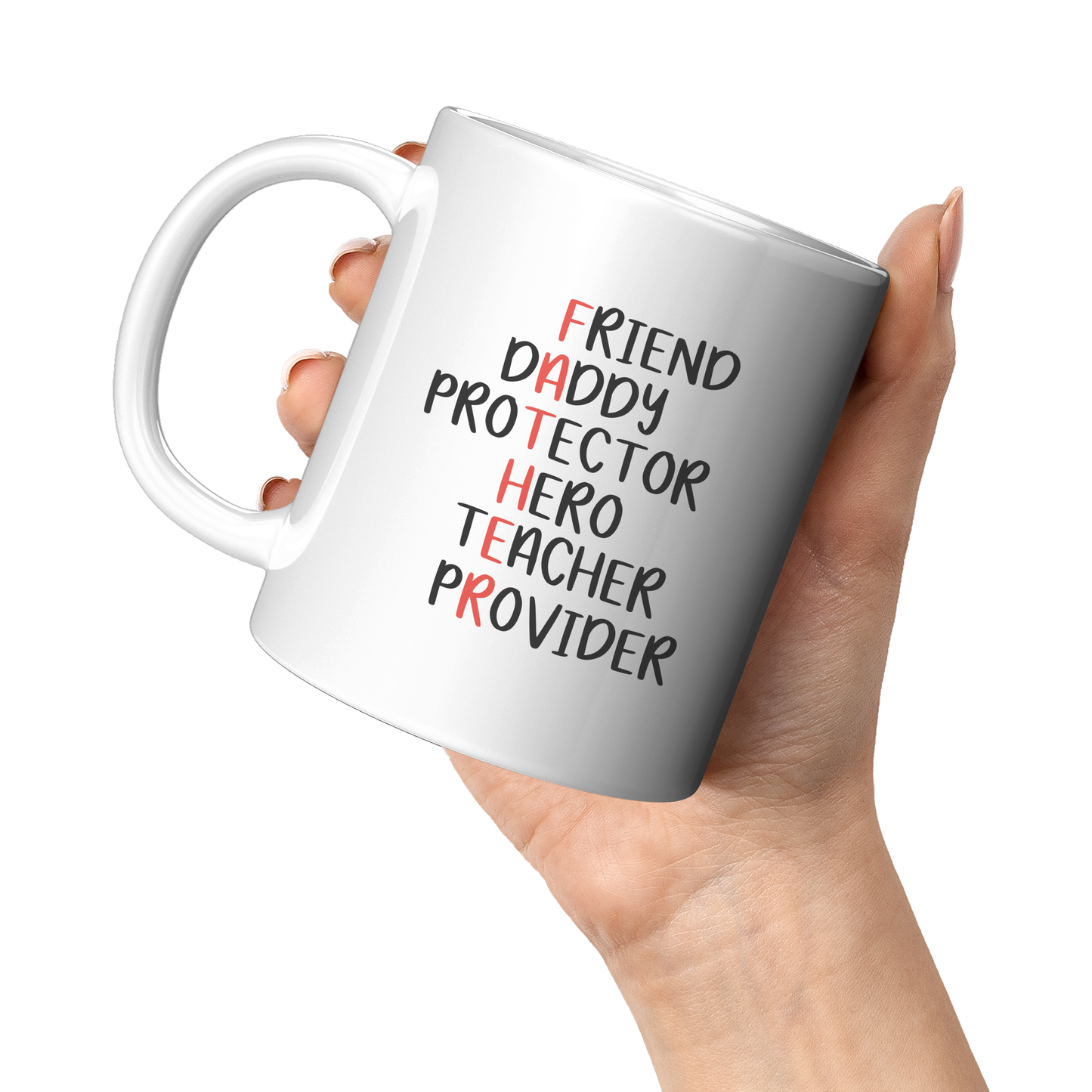 FATHER Ceramic White Mug 11oz or 15oz