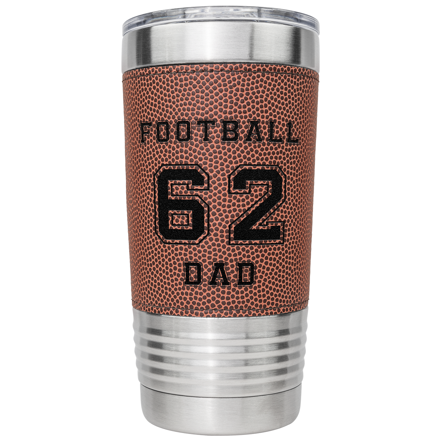 Personalized Player 20oz Football Tumbler Name and Jersey Number