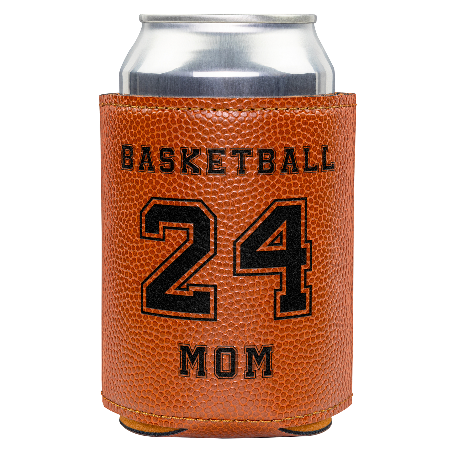 Basketball Beverage Holder - Name and Jersey Number
