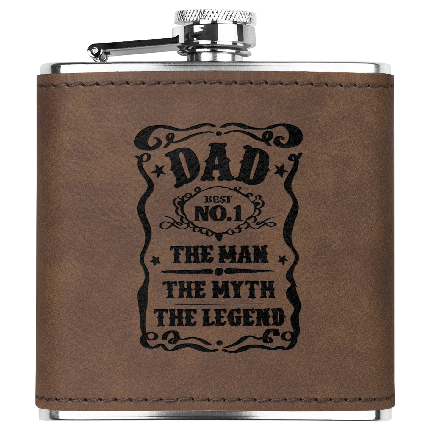 Dad The Man, Myth, Legend 6oz Flask