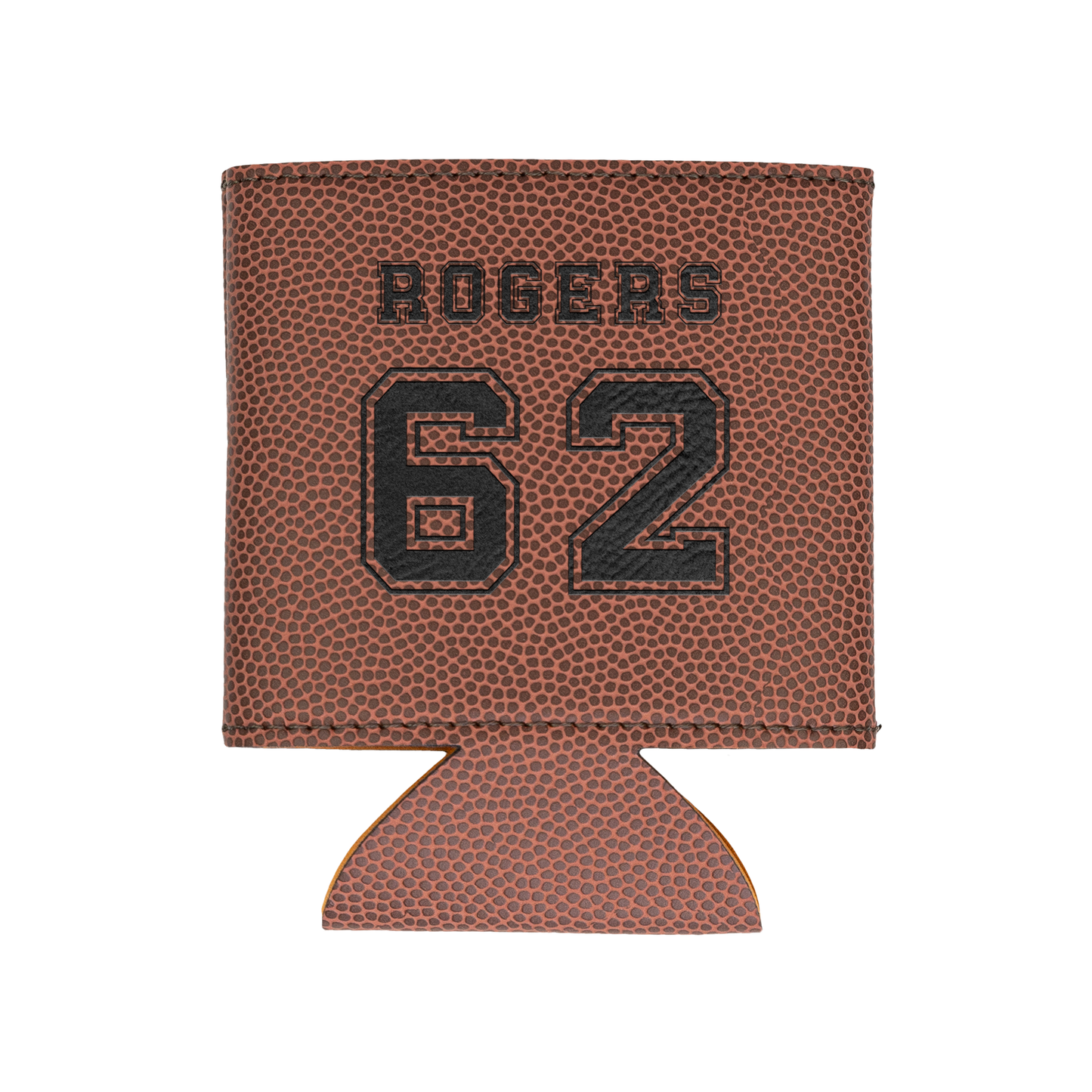 Football Beverage Holder - Name and Jersey Number