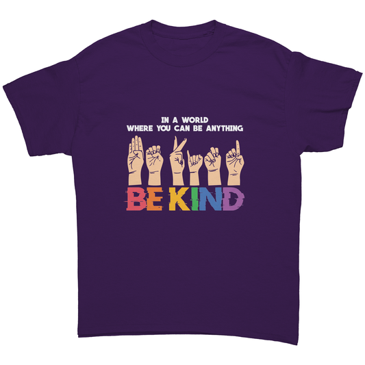 Be Kind Sign Language Pride T-Shirt