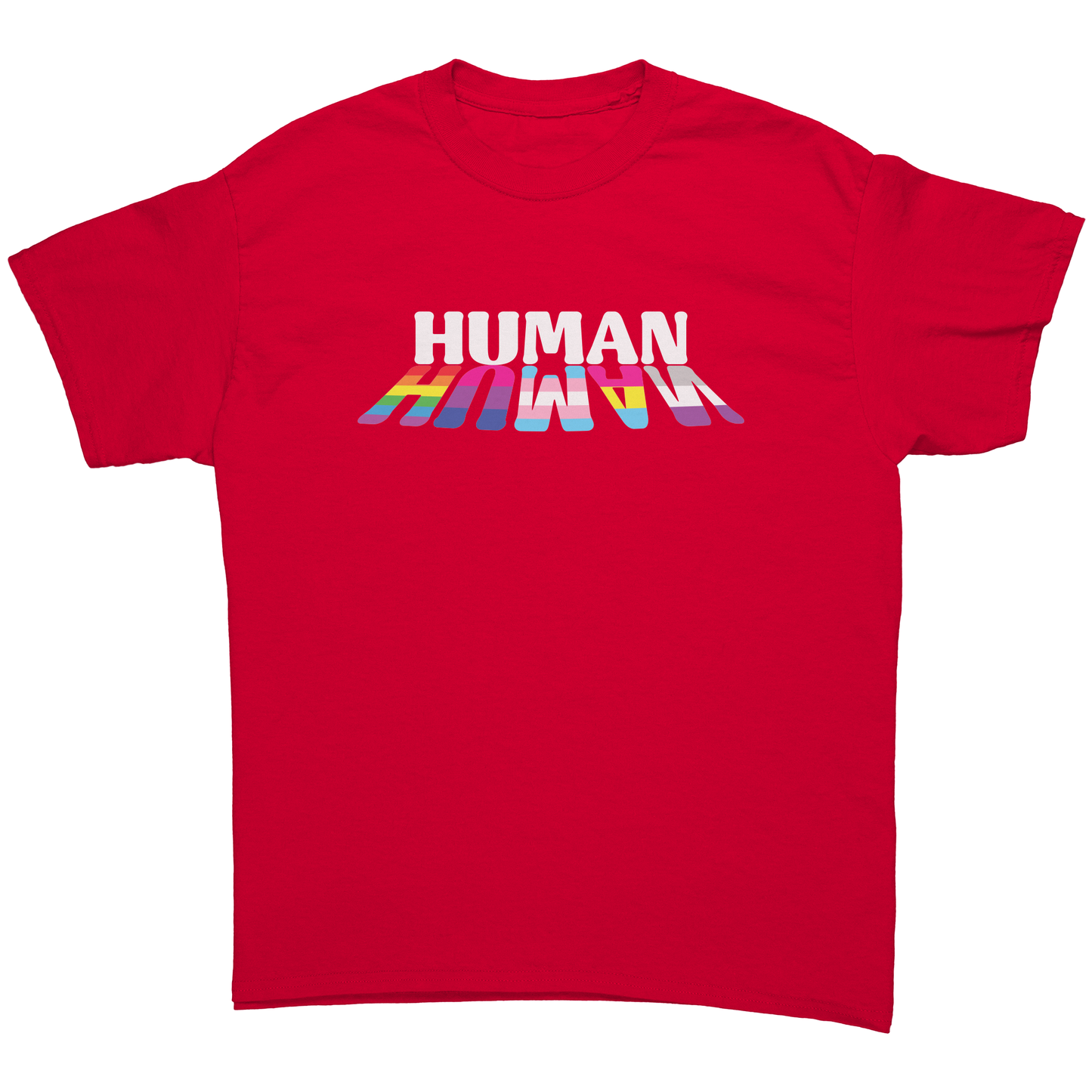 Human T-Shirt Celebrating Pride For All Human Rights
