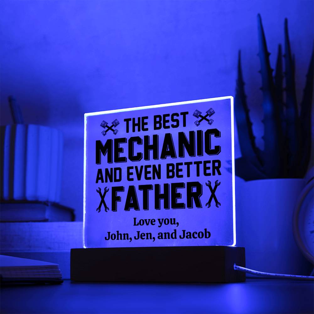 Personalized Acrylic Square Plaque