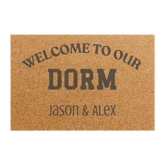 Personalized Door Mat for College Dorm