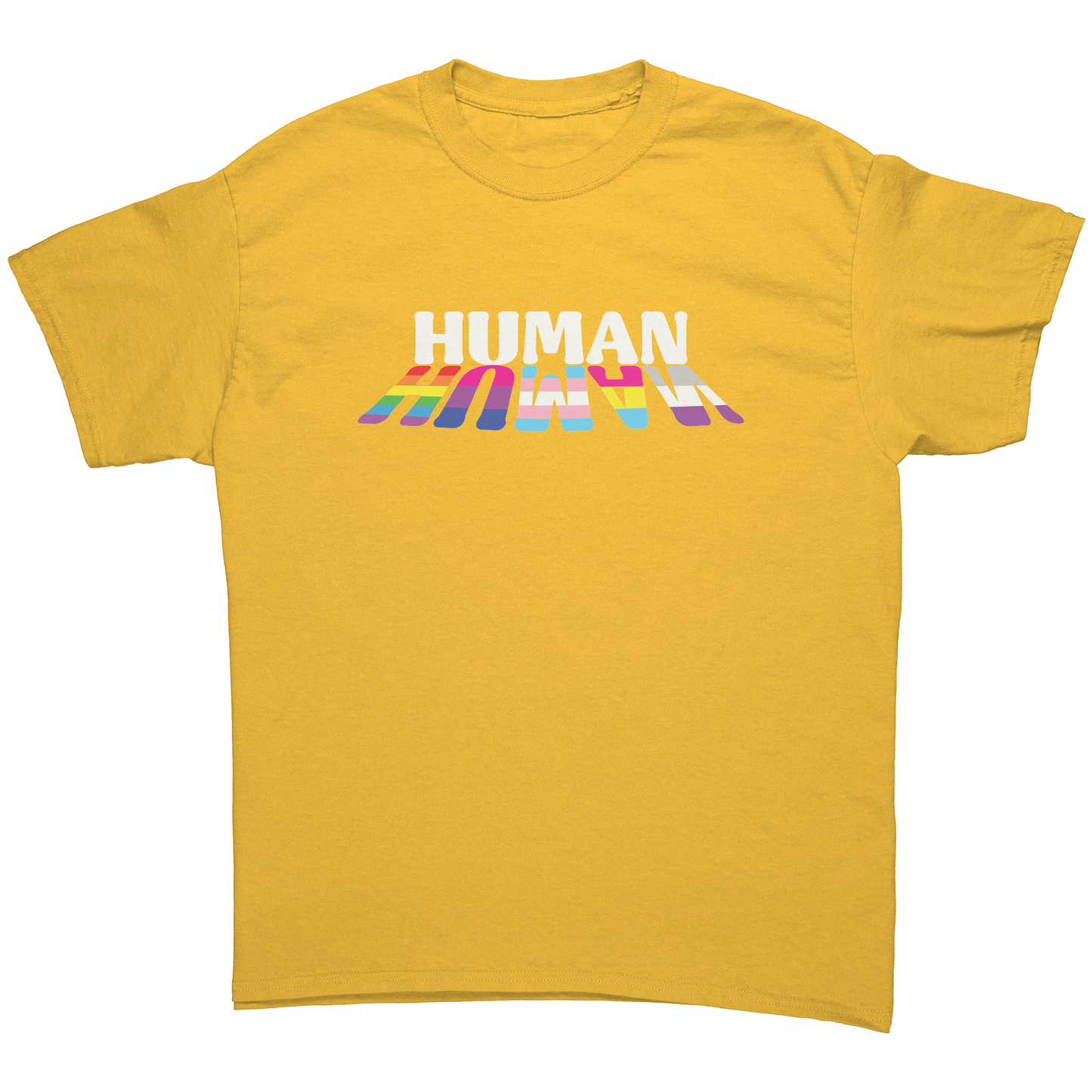 Human T-Shirt Celebrating Pride For All Human Rights