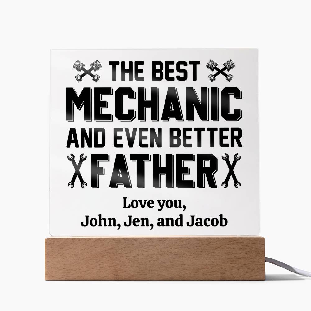 Personalized Acrylic Square Plaque