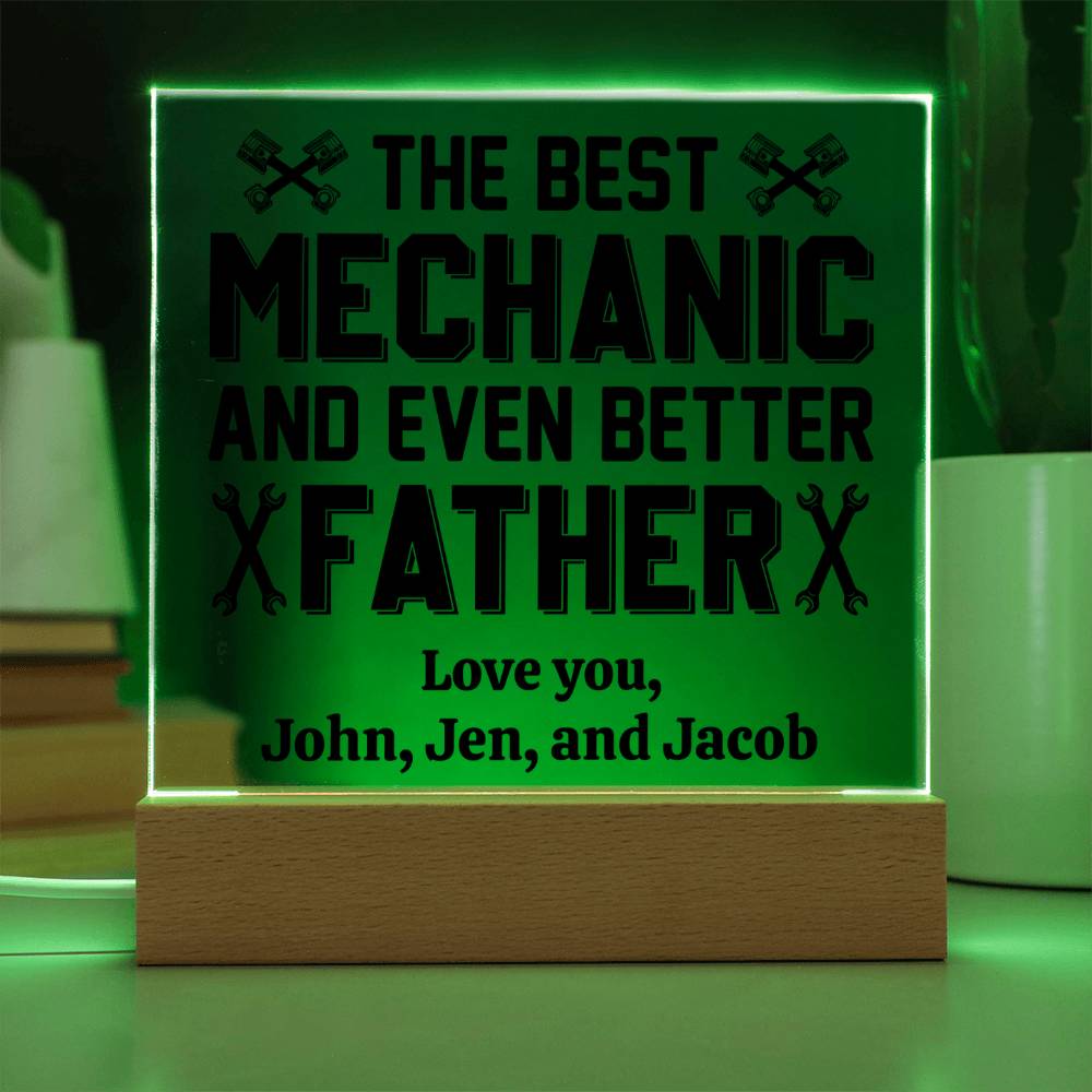 Personalized Acrylic Square Plaque