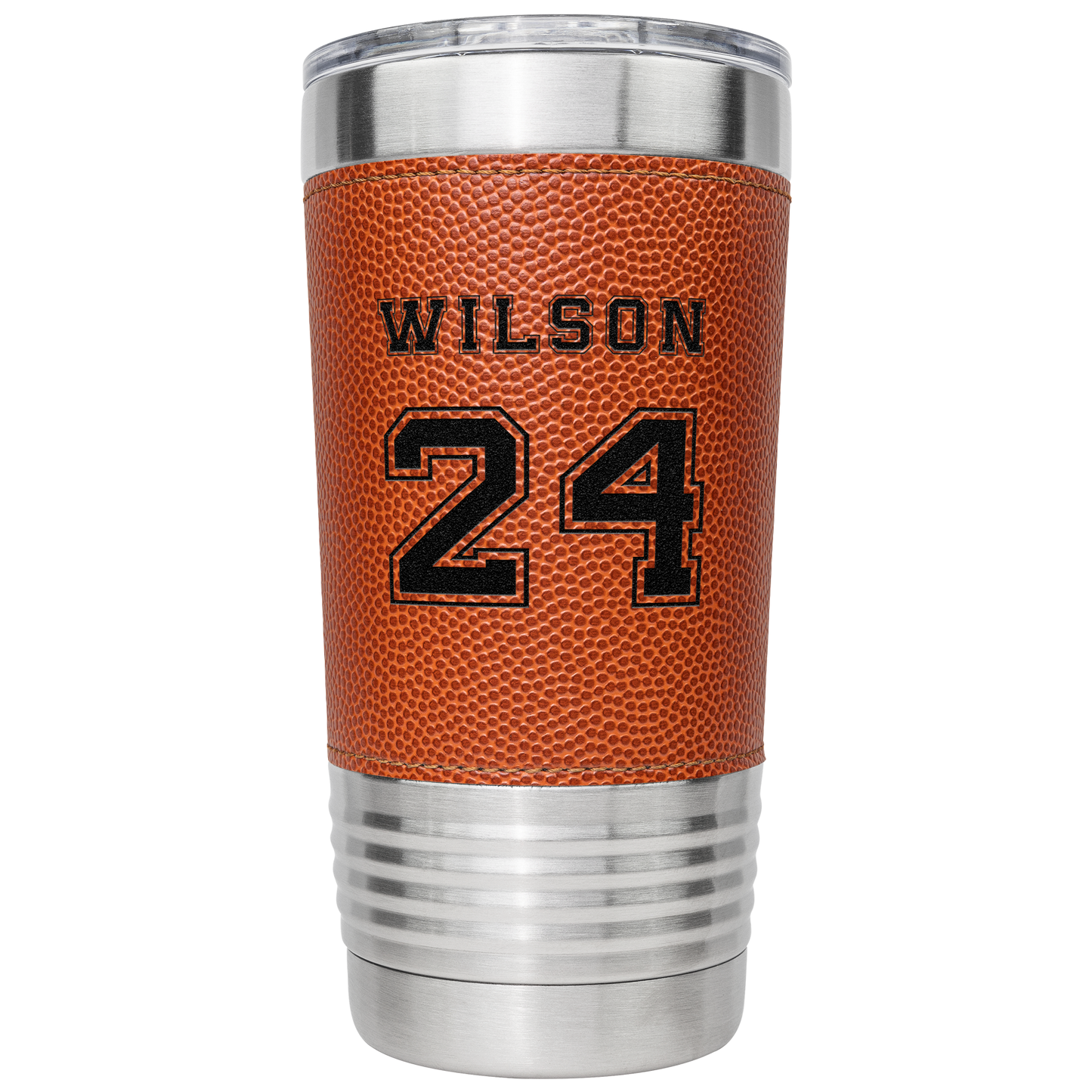 Personalized Player 20oz Basketball Tumbler Name and Jersey Number