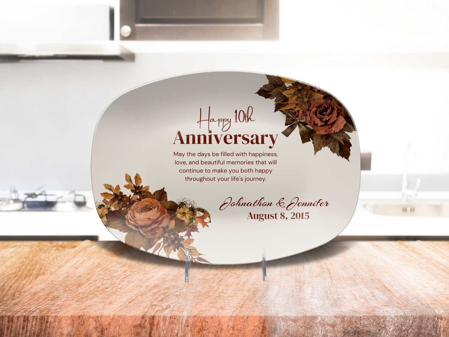 Happy 10th Anniversary Platter