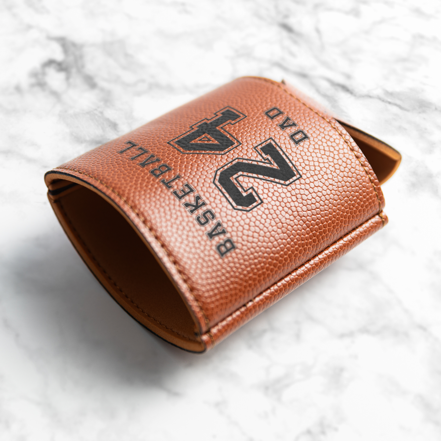 Basketball Beverage Holder - Name and Jersey Number