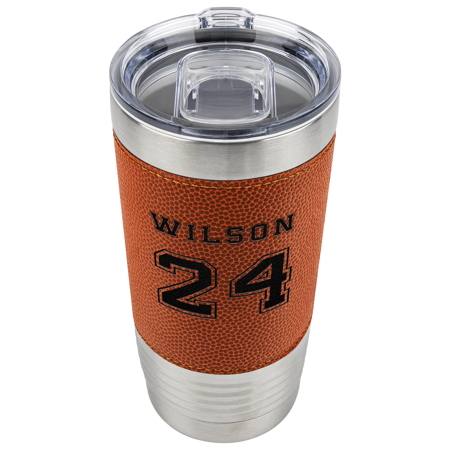 Personalized Player 20oz Basketball Tumbler Name and Jersey Number