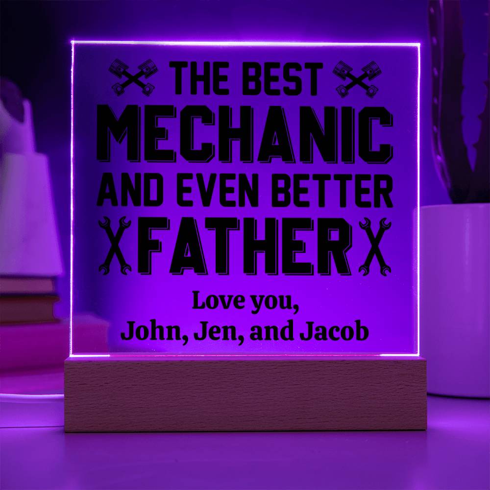 Personalized Acrylic Square Plaque