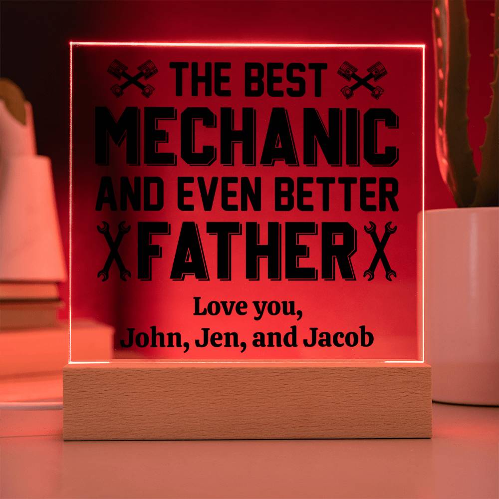 Personalized Acrylic Square Plaque