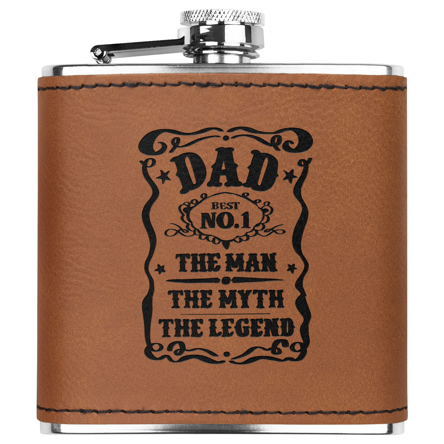 Dad The Man, Myth, Legend 6oz Flask