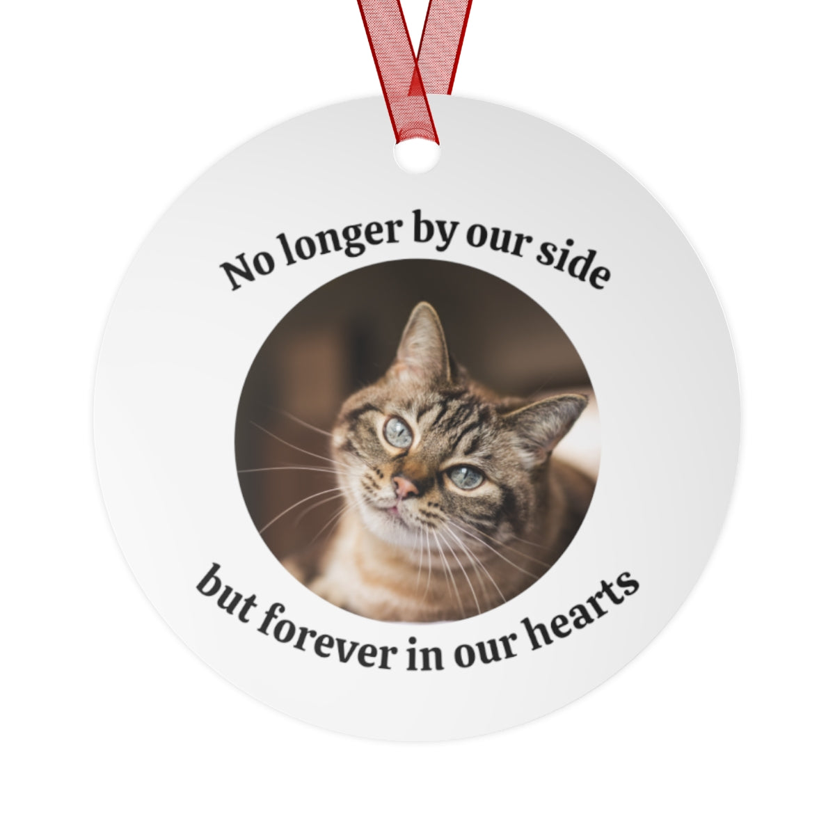 Personalized Metal Christmas Pet Ornaments Two-Sided Printing