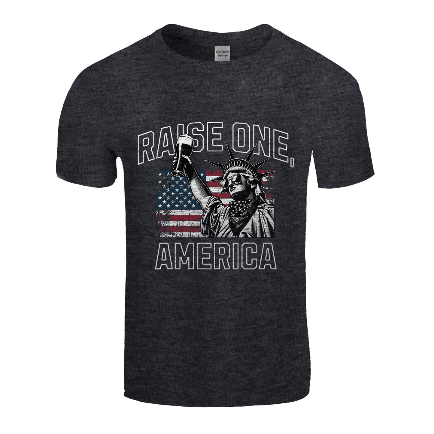 Raise One, America Softstyle Unisex T-Shirt